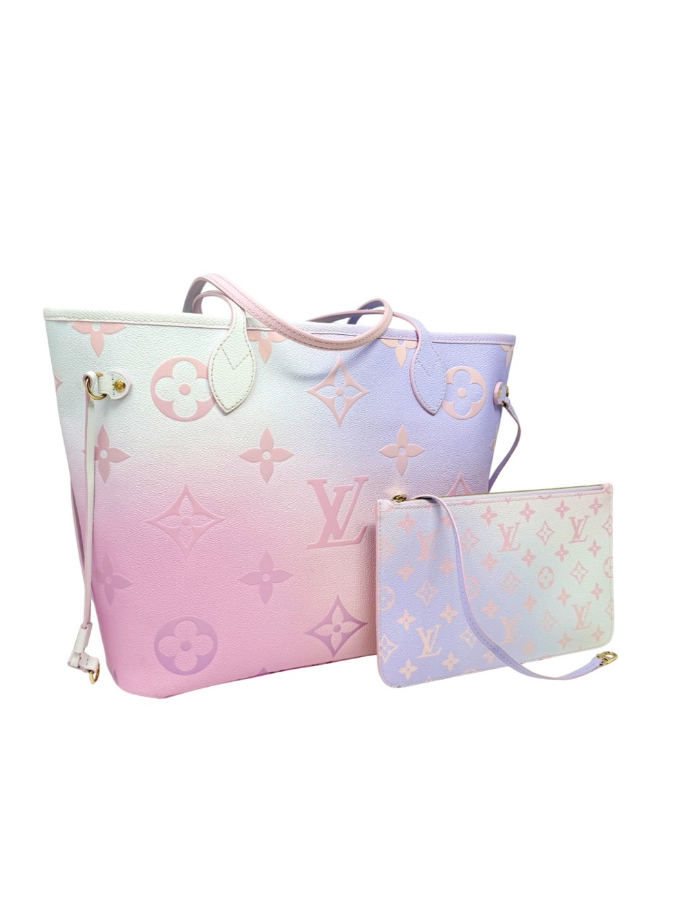Louis Vuitton Sunrise Pastel Spring in the City Giant Monogram Neverfull MM